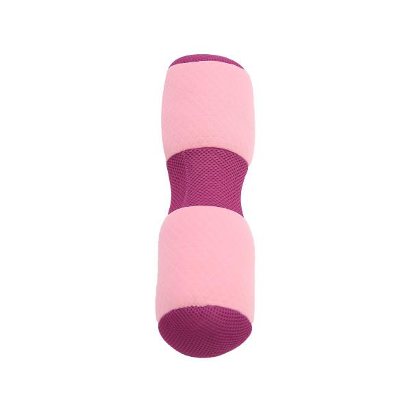 450g Yoga Neck Pillow , 37*10cm Polyester Fiber Sponge Foam Pillow