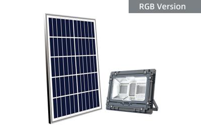 Telefone celular exterior solar de Bluetooth da luz de inundação do diodo emissor de luz RGB e controle esperto da música