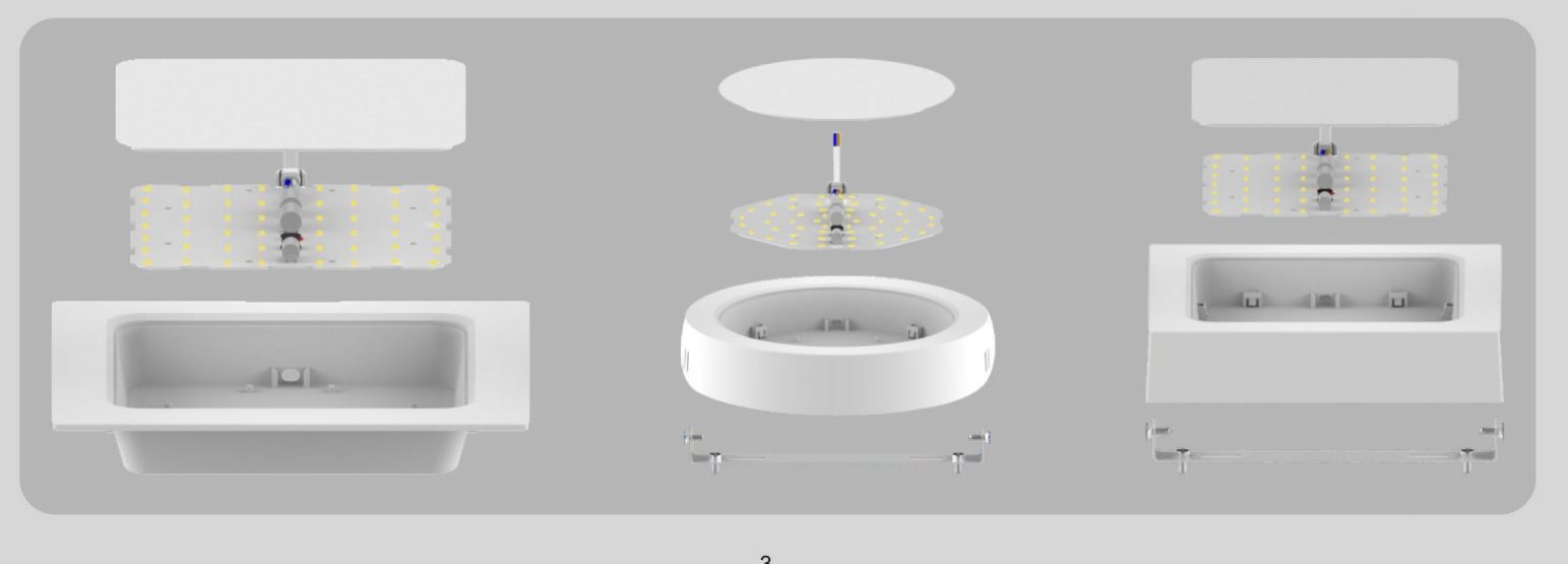 2.5inch 70lm/w утопило СИД Downlight, 4W 6W привело круглую панель Downlight