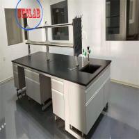 Acier blanc bleu adapté aux besoins du client et fabricants en bois de Workench de laboratoire de meubles de laboratoire de chimie