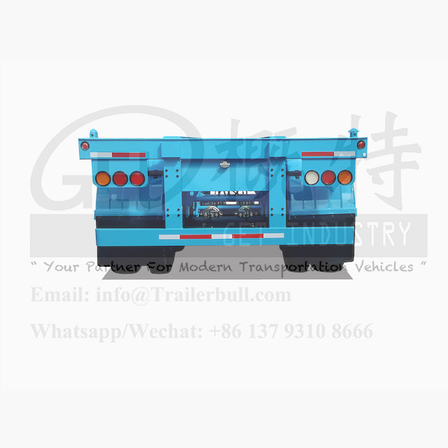 40ft 2 Axles Skeleton Container Semi Trailer для транзитных контейнеров большой вместимости