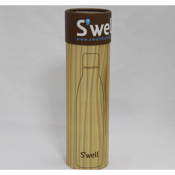 Customised Brown Paper Tube Tea , Chocolate Packaging with Printing Cylindrical Canister