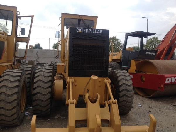11T weight Used Motor Grader Caterpillar 120G 3304 engine with Original Paint