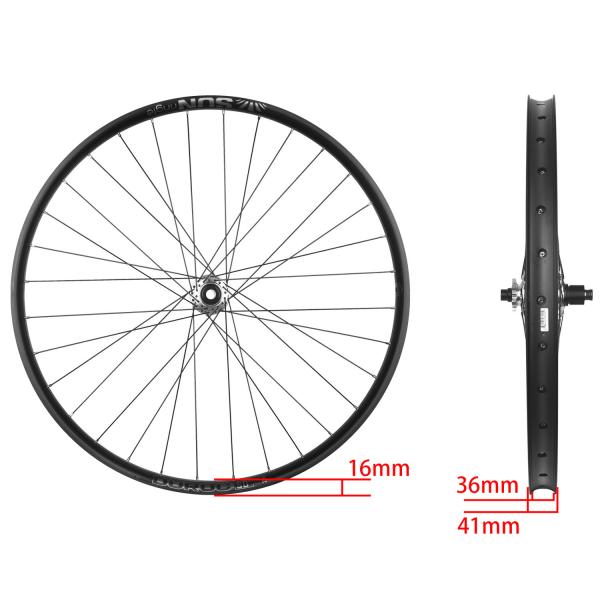 High Strength Mountain Bike Wheelset 690 Ring SLR I9 Aluminum Alloy Disc Brake Wheelset