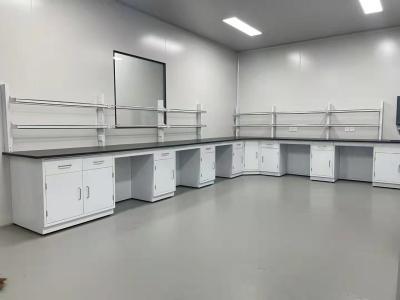 Les Tableaux modernes de laboratoire de granit de meubles de laboratoire en métal fonctionnent des bancs avec le robinet d'eau