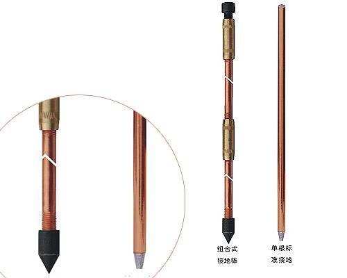 SUS304 Electrode Copper Clad Steel Earth Rod High Strength Outdoor