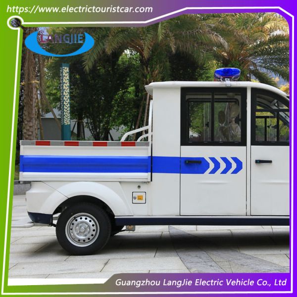 Высокопроизводительный белый электрический патрульный автомобиль для туристических курортов для парка аэропорта