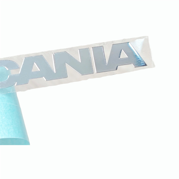 Customized Polished Chrome Transfer Metal Stickers Thin Nickel Stickers For Refrigerators