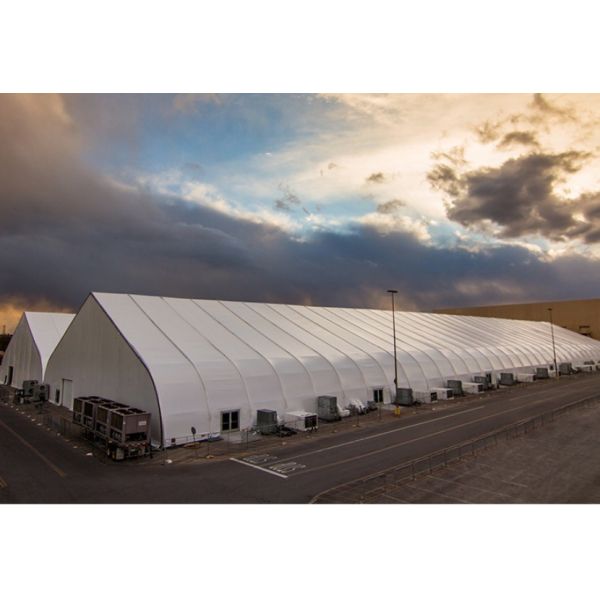 Изогнутый шатра гаража 30m шатер укрытия хранения снабжения широкого портативного постоянный