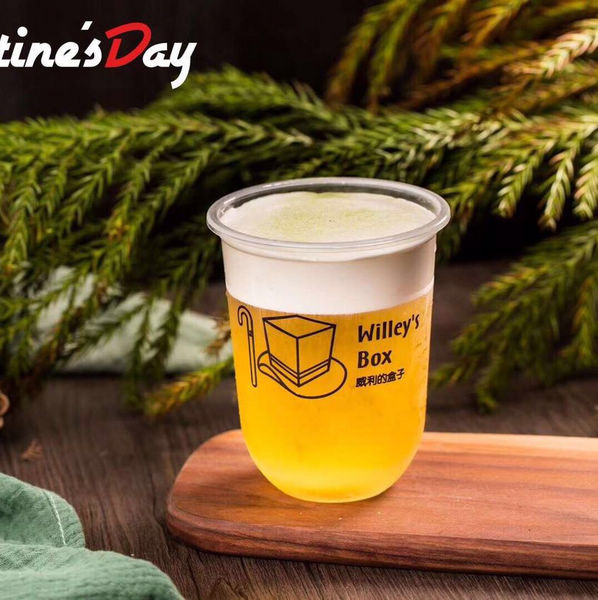 Таможня десерта ясного любимца пластиковая напечатала пластиковые чашки, устранимую партию чашки носят крышки купола уха