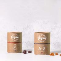 Custom Printed Beautiful Design Craft Cylinder Brown Round Paper Tube Kraft Tea Coffee Paper Tube Packaging