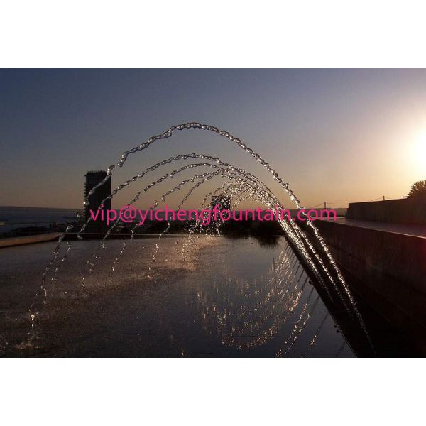 Adjustable Dry Straight Spray Water Fountain Nozzles Brass Material DN25 Connection