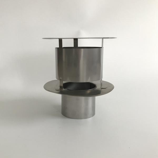 Class A Chimney Flue Rain Caps Black Painting Insert Installation Smooth Surface