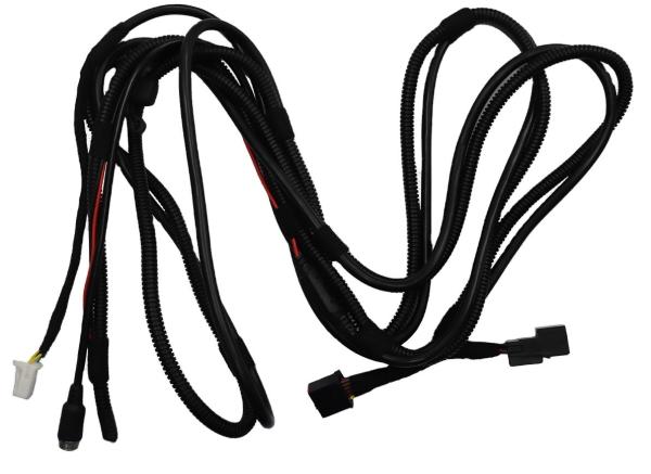 TE Connectors Corrugated Pipe Automotive Cable Wire Harness 4-28AWG For Machine
