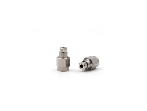Milimeter wave connector stainless Steel 3.5mm Male for .086RG405 Cable