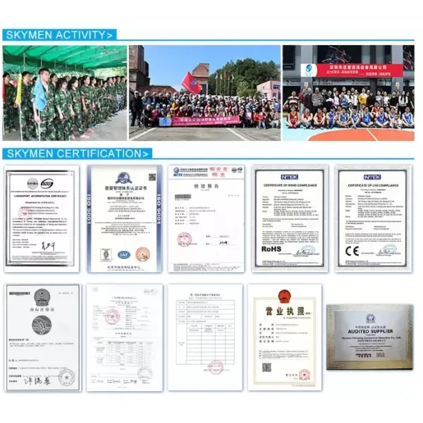 360L Capacity Single Tank Industrial Ultrasonic Cleaner with AC380V 50Hz Power and 99-hour Timer for DPF Cleaning