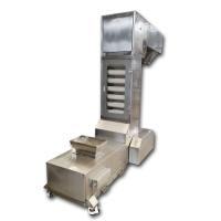 Matériau en poudre de particules de grains en acier inoxydable, machine d'alimentation automatique inclinée, matériau de la machine de levage à trémie