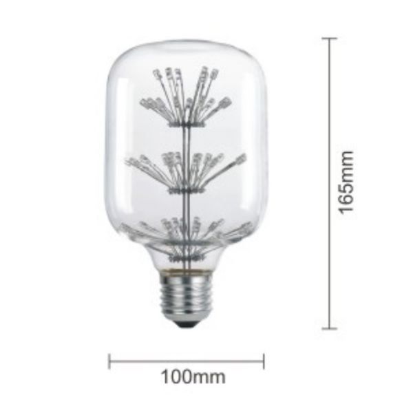 100mm Bottle Outdoor Decorative Filament Bulbs For Lighting Accessories