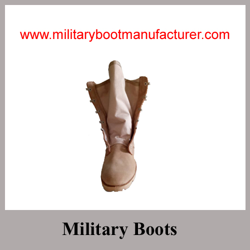 Wholesale China Made Full Grain Cow Suede Military Desert DMS Boot