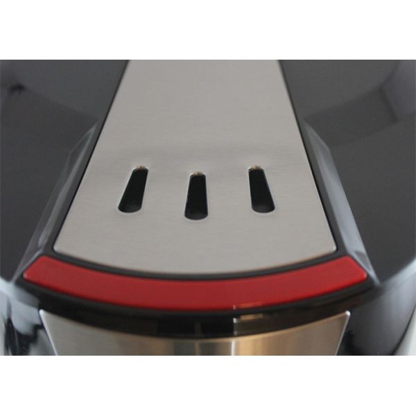 Black 1.25L Household Coffee Makers Gift With PP Aluminum Glass 242*195*325mm