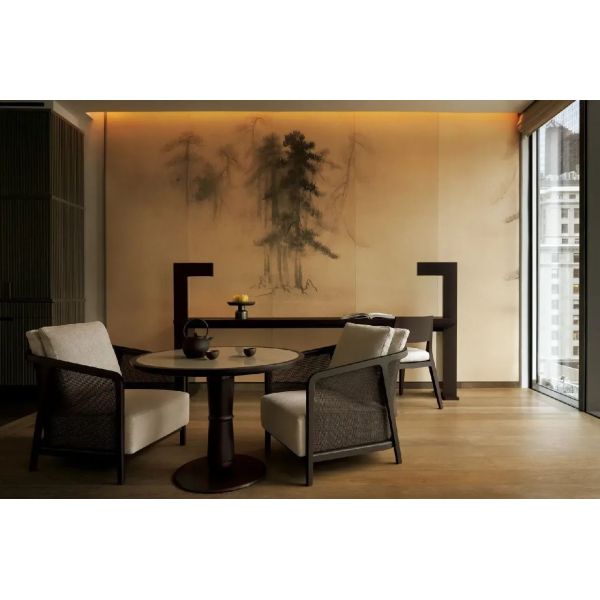 Meubles de salon TV en frêne de Mandchourie résistants aux acides