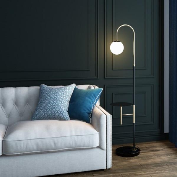 Nordic modern creative simple with tray LED floor lamp living room shelf floor lamp(WH-MFL-112)