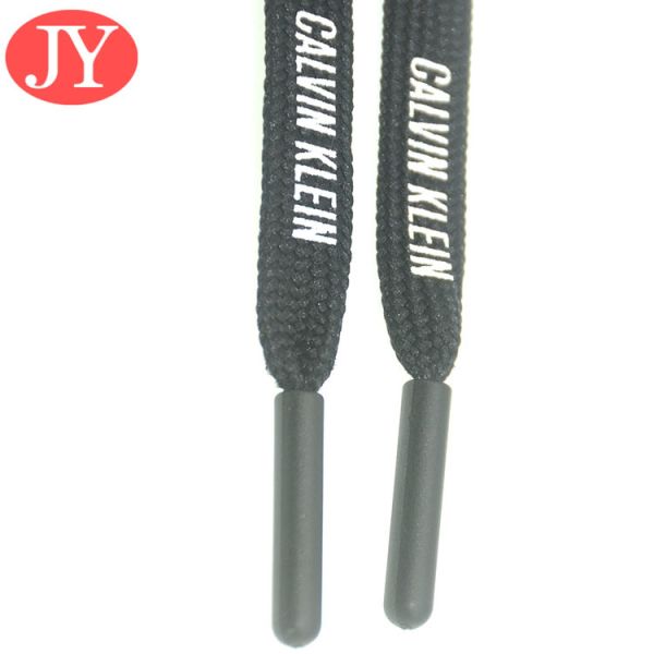 Jiayanag Phthalate Free White color blue aglet stripe plastic TPU soft rubber aglets