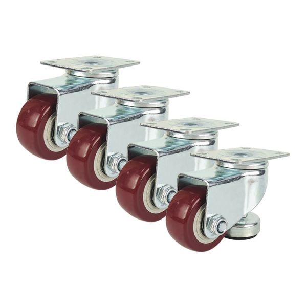 roulettes industrielles de pivot de PVC 4inch, roues industrielles de la roulette ISO9001