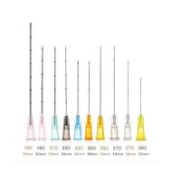 cânulas cutâneas injetáveis 21g do enchimento da cânula da extremidade sem corte de 50mm 70mm