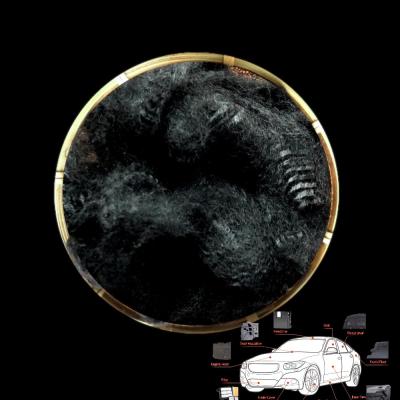 Soft Low Melt Polyester Staple Fiber Psf Black