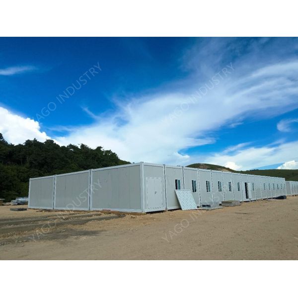 Pre Manufactured Mining Camp Accommodation Foldable 20ft Container Workforce Housing