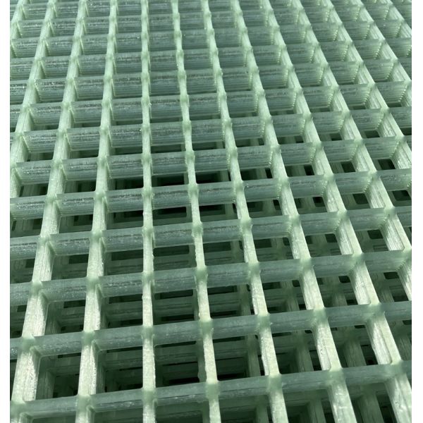 ISO Resin Type Decorative FRP Grating Walkway with Translucent Fiberglass and GRP Grid