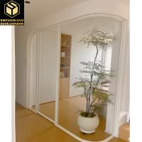 Salle de séjour Chambre d'aluminium Porte à charnière en verre Porte à charnière en aluminium 35 - 45 mm