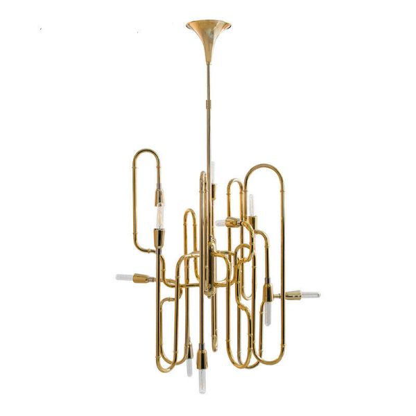 Creative Pendant Lamp Living Room Villa Gold Decor staircase chandelier Clark Chandelier(WH-MI-152)