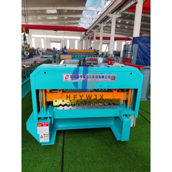 Automatic Cold Hard Plate Arc Machine With 7.5kw Servo Motor 26 Sets Roll Forming