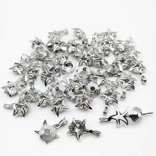 Pearl Cage Bead Cage Essential Oil Diffuser Locket Pendant Jewelry Making Oyster Pearl