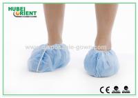 Couverture de chaussure non tissée bleue à usage unique pour la protection
