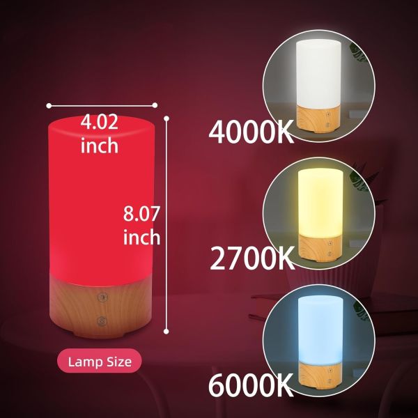 Adjustable Brightness Sleep Aid Lamp 100V - 240V Red LED Night Lights With 4 Light Modes