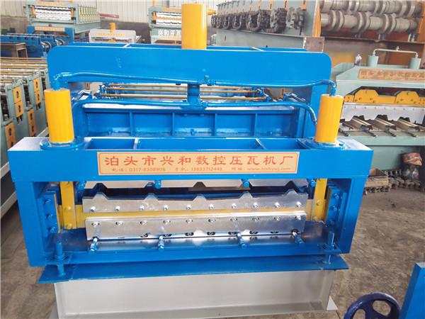 Iron Sheet Roof and Wall Double Layer Roll Forming Machine for Building Material