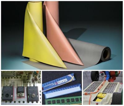 Materiais claros de Amber Punctures Resistant Thermal Insulation para MOSFETs & IGBTs