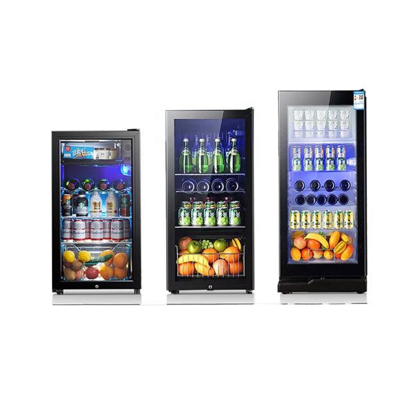 Customized Logo Mini Beverage Refrigerator Freestanding For Home & Office