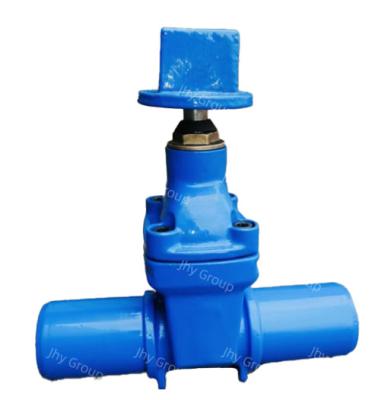 Resilient Rubber Seat Socket Gate Valve Ductile Iron With Plain End