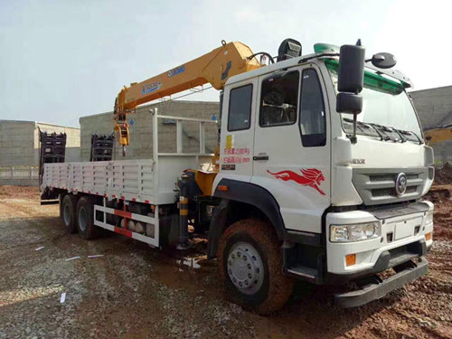 SINOTRUCK 25ton 11.87*2.55*3.95m Maximum Lifting Load (kg)10000 Crane Weight (kg) 5600 Truck-mounted Cran Truck