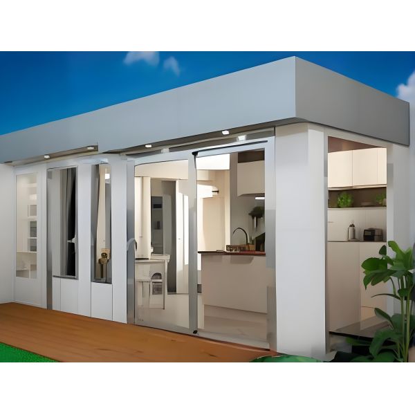1-4 People Living Office Prefab Studio House With Prefabricated Backyard Room