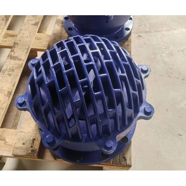 flange standard bs4504 body material GGG50 ductile iron flanged foot valve supplier