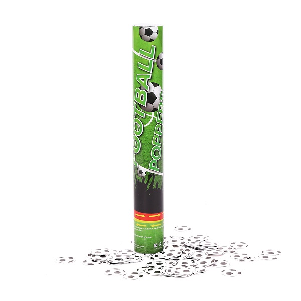 Football Match 38cm Air Driven Party Confetti Cannon Biodegradable Confetti Poppers