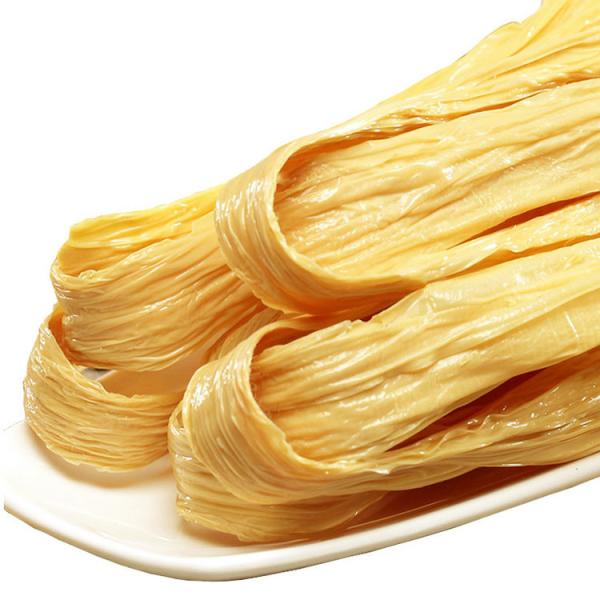 Proteína Fibra Farinha Amarela Brilhante Curd Tofu Pele Farinha Seca Curd Bastões Embalagem em cartão - 500g