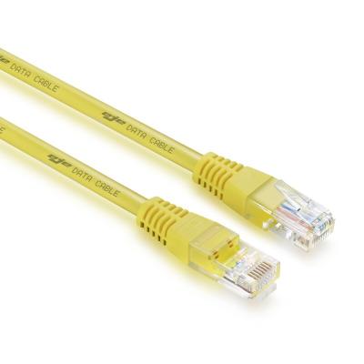 Cabo de correção de Ethernet amarelo RJ45 Cat 6 15m 10m Cat6 Cabo de computador PVC