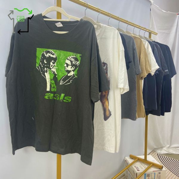 Mixed Styles Used Short Sleeve Second Hand Men Women Cotton T Shirt In Bales