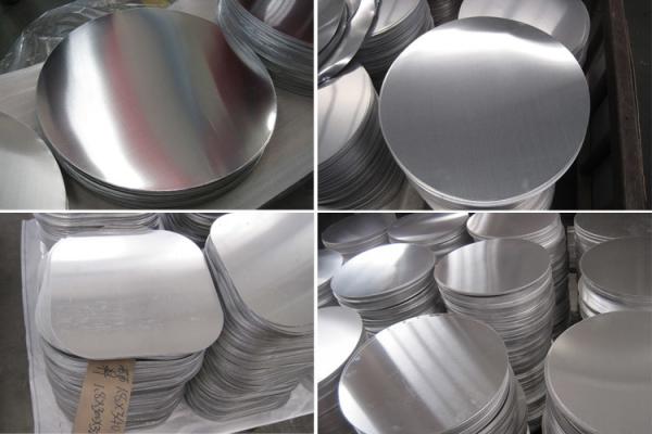 DC / CC Material 3003 O H14 H24 Aluminum Circle Plate For Traffic Sign